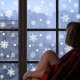 Christmas Snowflake Window Clings 48pcs Holiday Decorations