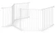 Ecotoys Safety Gate / Playpen for Children and Pets, 5 Panels, 60 cm, White