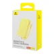 Baseus Magnetic Mini MagSafe 10000mAh 20W powerbank with built-in Lightning cable - yellow + Baseus Simple Series USB-C...