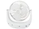 Wireless Desk Fan, White/Gold