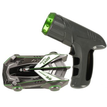 Lāzera automašīna ar pulti, melna | Laser car with remote control