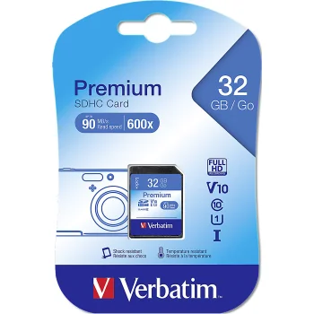 Verbatim SDHC Card 32GB Class 10