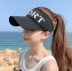 Sport Sun Visor with Elastic Band, Black