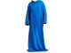 Oversized Fleece Wearable Blanket with Sleeves, 138x180 cm, Blue