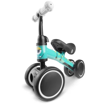 Toddler Balance Bike 4 Wheels Nukido Nk-600, Blue