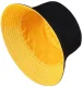 Reversible Bucket Hat Sun Protection, Yellow and Black