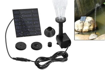 Solar Fountain Pump for Pond ZD70F, Black