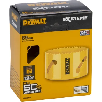 DeWalt DT90334-QZ Bi-Metal Hole Saw 89mm