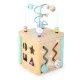 Ecotoys Wooden Educational Cube with Sorter and Maze