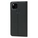 Google Pixel 5a 5G Magnetic PU Leather Phone Stand Card Slot Case Book Cover, Black