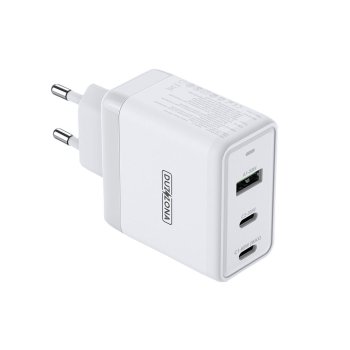 Dux Ducis Supe Si Wall Charger Adapter USB / 2x USB Type C PD 65W, Black