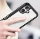 Outer Space Case Hybrid Case with Gel Frame for iPhone 16, Black