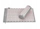 4Fizjo Acupressure Acupuncture Massage Mat Set with Pillow, 68x42 cm, Gray/Pink