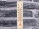 Wood home thermometer indoor outdoor