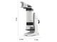 Compact Smartphone Microscope with Clip 60x–200x Zoom, LED and UV Light