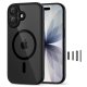 Tech-Protect Magpeak Magsafe CC Phone Case Cover iPhone 17 - Clear Black