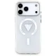 Guess IML Gradient Triangle Logo MagSafe Case for iPhone 17 Pro Max, Transparent