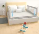 Ecotoys Bed Guard Rail for Kids, 180 cm, Grey/White