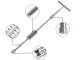 Dent Puller and Paintless Dent Repair Kit with Slide Hammer