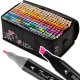 Nukido NK-915 Alcohol Markers with Bag, 262 pcs