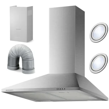 Chimney Cooker Hood 60 cm Berdsen BT-213 Inox
