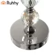 Ruhhy Set of 3 Glamour Candlesticks, Silver