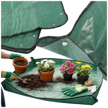 DIVODV Plant Repotting Mat 116x116cm Green