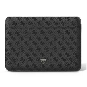 Guess 4G Uptown Triangle Logo Sleeve for 16" Laptop, Black