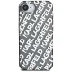 Karl Lagerfeld IML Repeat Logo Case for iPhone 16e - Silver