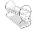 Two-Tier Kitchen Dish Drying Rack, Drainer