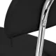 Activeshop 6001 Beauty Salon Saddle Stool with Backrest, Black