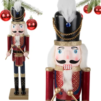 Wooden Nutcracker Soldier Figure, 50 cm, Christmas Decor