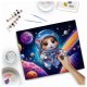 Massido Astronaut Paint by Numbers Kit 40x50 cm - DIY Space Art Canvas