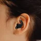 Reusable Silicone Earplugs, Black