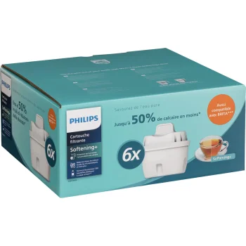 Philips Softening+ Water Filter Cartridges AWP230P6/31, 6 pcs