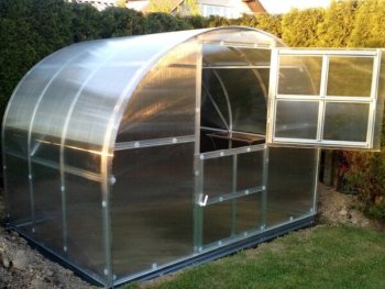 Greenhouse Klasika 6 (3X2M) With Bases And 6Mm Polycarbonate; 4779037490189
