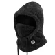 Qunature Arctic Velvet Ski Balaclava - Warm Winter Face Mask Size L (Black)