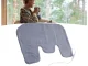 Electric Heating Pad / Cushion with Remote Control, 70W, 58x44cm, Grey