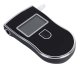 AT-818 Digital LCD Breathalyzer with 5 Mouthpieces, black
