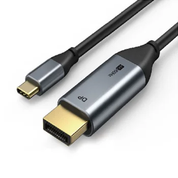 USB-C to DisplayPort 1.2 Cable, 4K 60Hz, 1.8m, Black