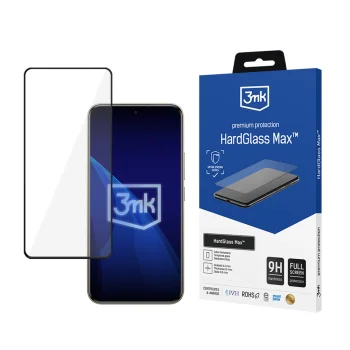 Tempered Glass 3mk HardGlass Max for Xiaomi Redmi Note 15 Pro+ 5G, Black