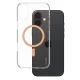 PanzerGlass iPhone 16 Plus Case CARE Flagship MagSafe, Peach