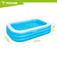 Trizand Inflatable Pool 185x130x50 cm, Blue