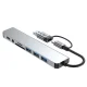 Tech-Protect HB06 8in1 USB-C HUB Adapter, Gray