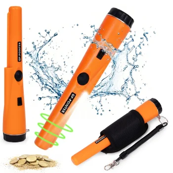 Waterproof Handheld Metal Detector Pinpointer with LED Flashlight