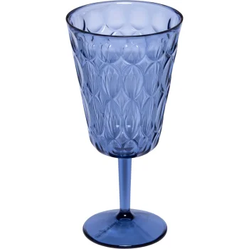 Guzzini VANITY Acrylic Wine Glass, 330 ml, Denim Blue