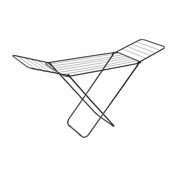 Freestanding Folding Clothes Drying Rack 18m, Black