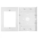 Maclean MC-676 Wall Mount for iPad 2/3/4/Air/Air2, Black/White