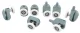 Ruhhy Shower Enclosure Rollers - Set of 8