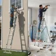 ModernHome 3x7 Multi-Purpose Aluminum Ladder Folding A-Frame 330 lbs Capacity